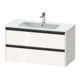 Duravit Waschtischunterschrank Ketho.2 101x48cm, we. hgl, 2 Schub., wandhängend-1