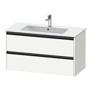 Duravit Waschtischunterschrank Ketho.2 101x48cm, we. ma, 2 Schub., wandhängend