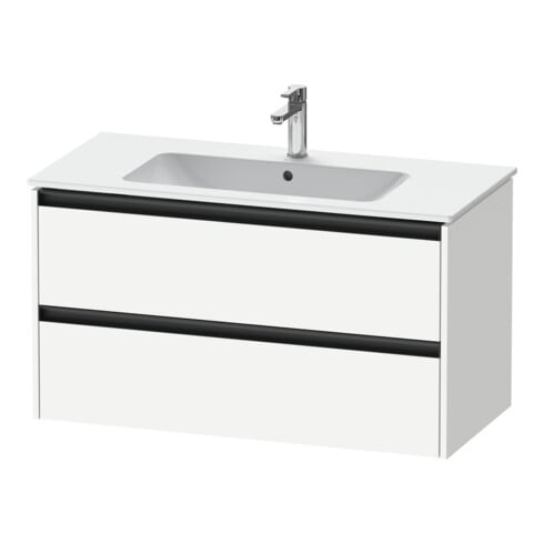 Duravit Waschtischunterschrank Ketho.2 101x48cm, we. ma, 2 Schub., wandhängend