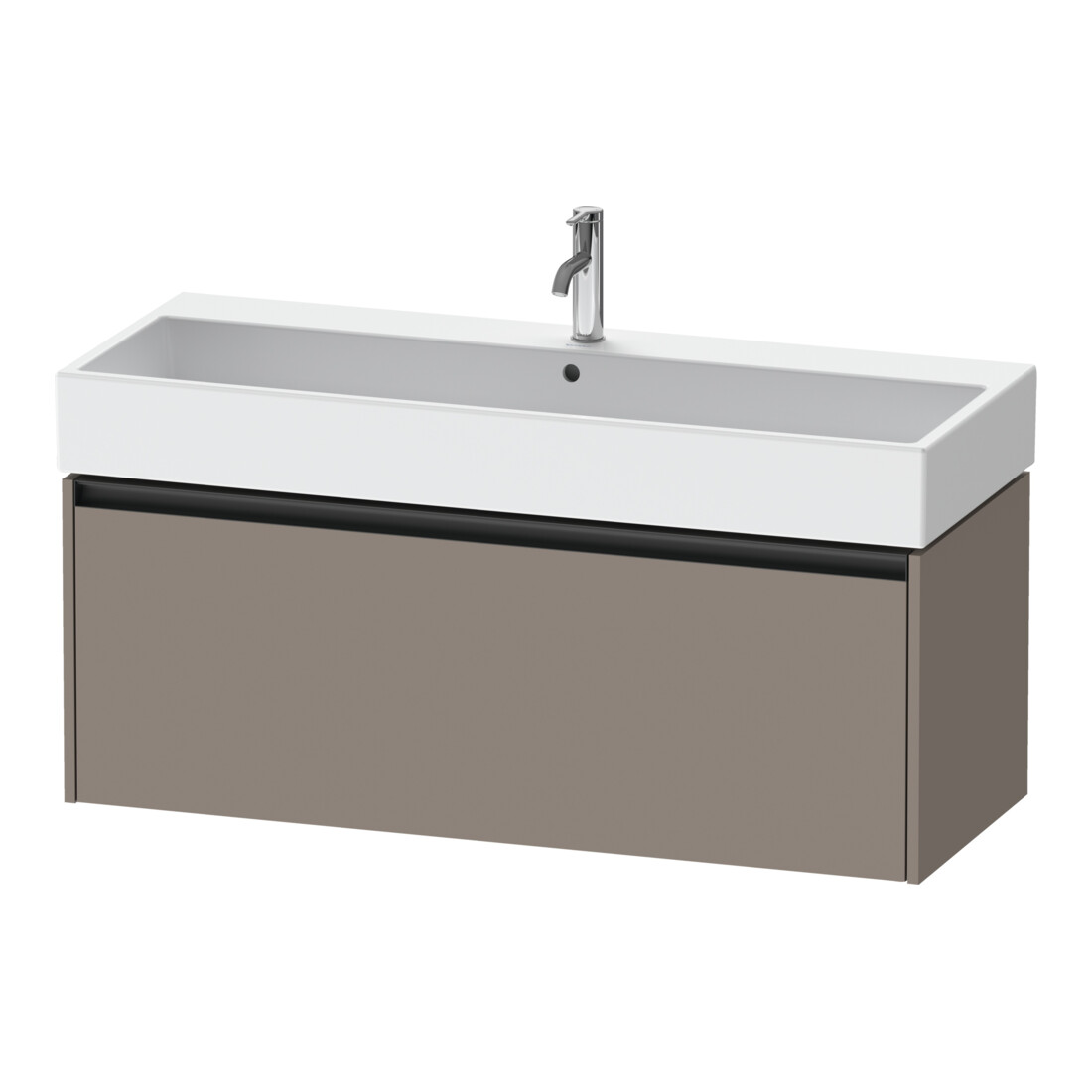 Duravit Waschtischunterschrank Ketho.2 118,4x46cm, bas. ma, 1 Ausz., wandhängend