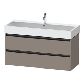 Duravit Waschtischunterschrank Ketho.2 118,4x46cm, bas. ma, 2 Schub., wandhängend