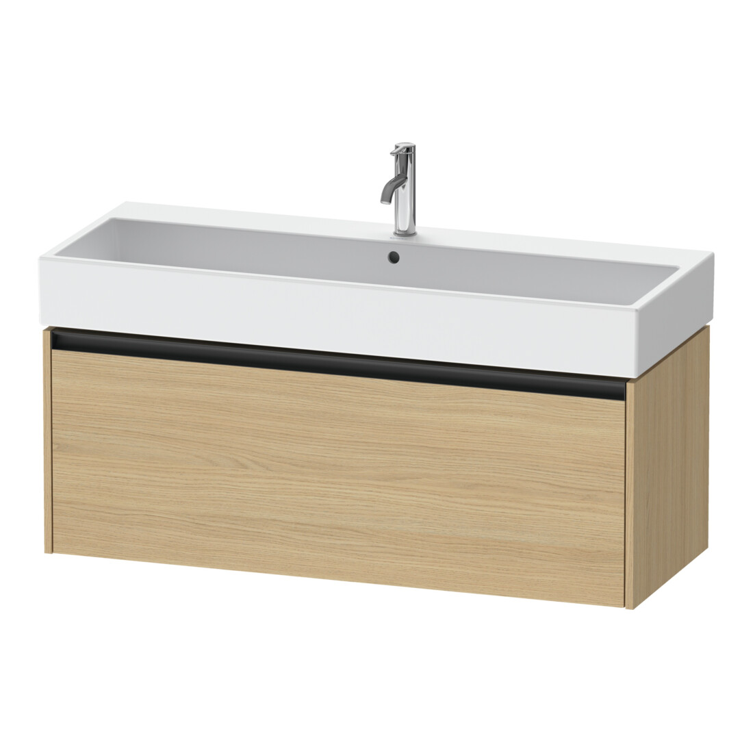 Duravit Waschtischunterschrank Ketho.2 118,4x46cm, Ei Nat, 1 Ausz., wandhängend