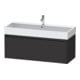 Duravit Waschtischunterschrank Ketho.2 118,4x46cm, graph matt, 1 Ausz., wandhängend-1