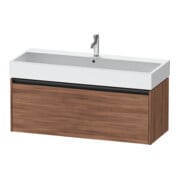 Duravit Waschtischunterschrank Ketho.2 118,4x46cm, Nussb Nat, 1 Ausz., wandhängend-1