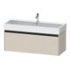 Duravit Waschtischunterschrank Ketho.2 118,4x46cm, Tau matt, 1 Ausz., wandhängend-1