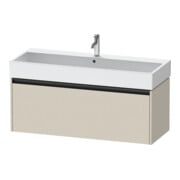 Duravit Waschtischunterschrank Ketho.2 118,4x46cm, Tau matt, 1 Ausz., wandhängend
