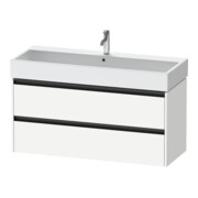 Duravit Waschtischunterschrank Ketho.2 118,4x46cm, we. ma, 2 Schub., wandhängend-1