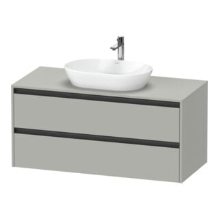 Duravit Waschtischunterschrank Ketho.2 120x55cm, bg m, Pl m 1 Ausschn, wandhängend