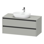 Duravit Waschtischunterschrank Ketho.2 120x55cm, bg m, Pl m 1 Ausschn, wandhängend