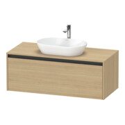 Duravit Waschtischunterschrank Ketho.2 120x55cm, E N, Pl m 1 Ausschn, wandhängend