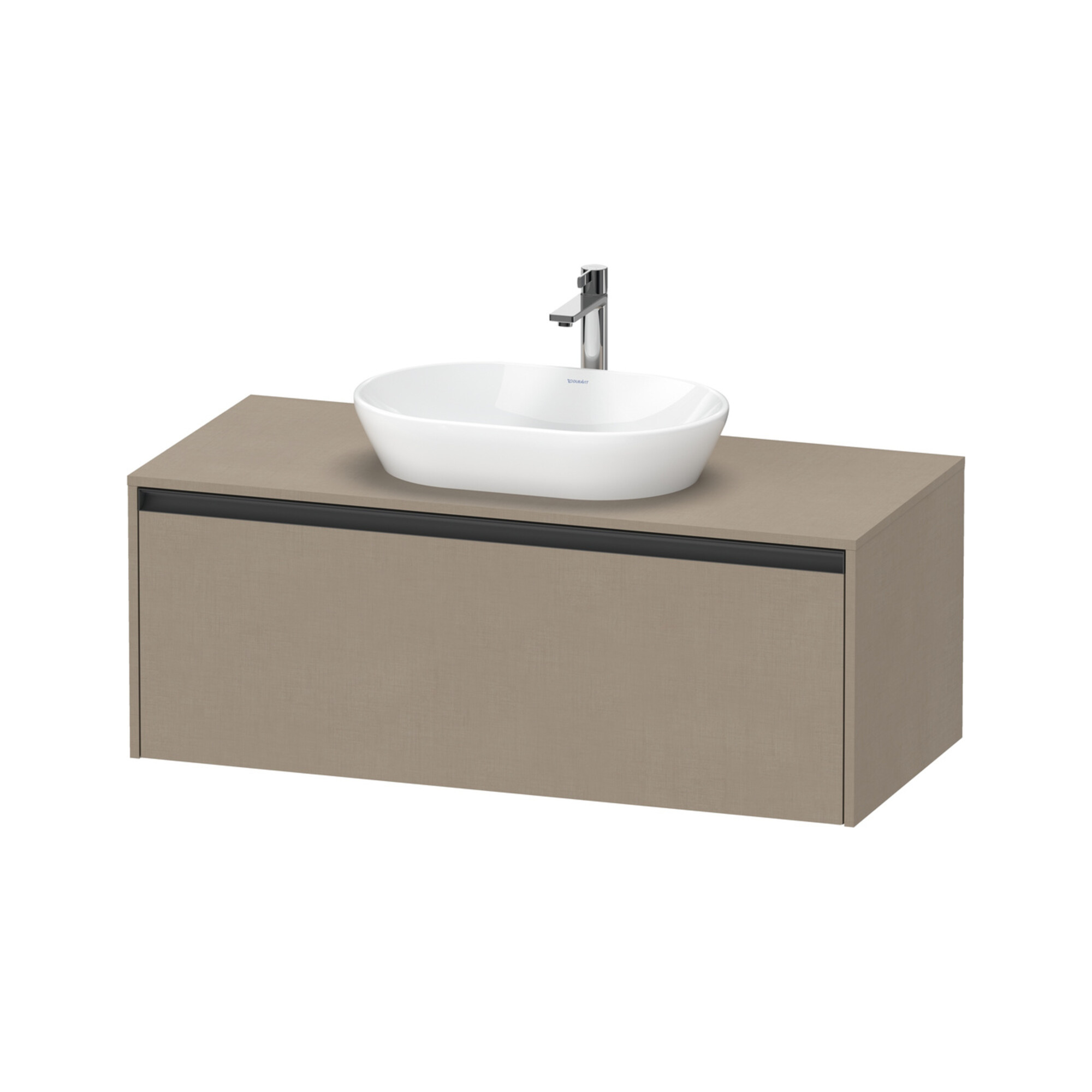 Duravit Waschtischunterschrank Ketho.2 120x55cm, lei, Pl m 1 Ausschn, wandhängend