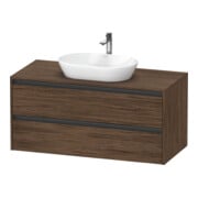Duravit Waschtischunterschrank Ketho.2 120x55cm, N d, Pl m 1 Ausschn, wandhängend-1