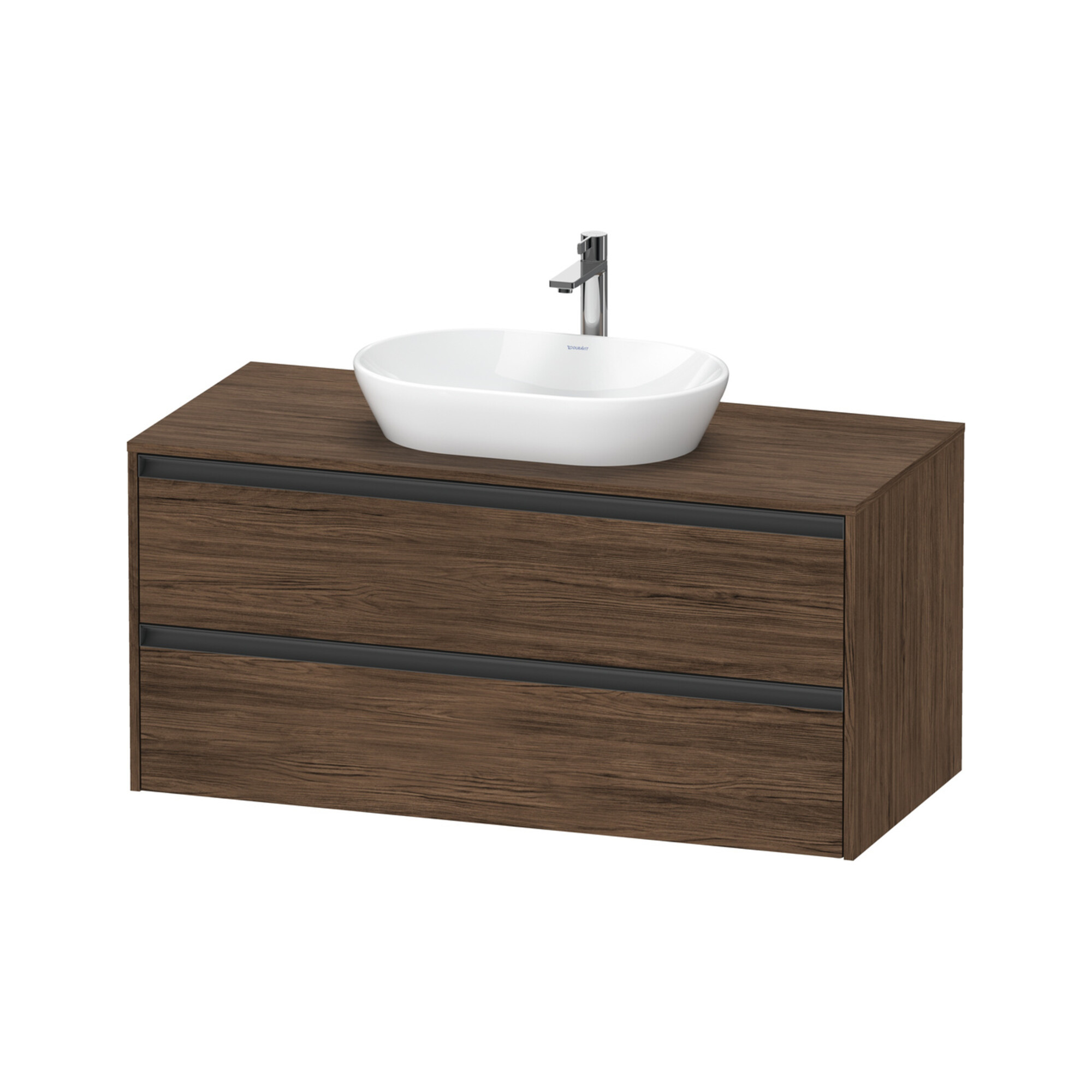 Duravit Waschtischunterschrank Ketho.2 120x55cm, N d, Pl m 1 Ausschn, wandhängend