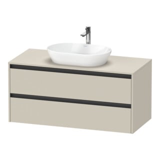 Duravit Waschtischunterschrank Ketho.2 120x55cm, T m, Pl m 1 Ausschn, wandhängend