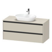 Duravit Waschtischunterschrank Ketho.2 120x55cm, T m, Pl m 1 Ausschn, wandhängend