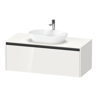 Duravit Waschtischunterschrank Ketho.2 120x55cm, w g, Pl m 1 Ausschn, wandhängend