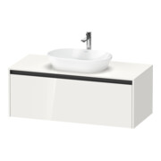 Duravit Waschtischunterschrank Ketho.2 120x55cm, w g, Pl m 1 Ausschn, wandhängend