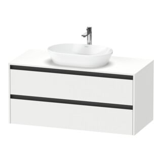 Duravit Waschtischunterschrank Ketho.2 120x55cm, w m, Pl m 1 Ausschn, wandhängend