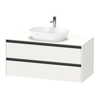 Duravit Waschtischunterschrank Ketho.2 120x55cm, w m, Pl m 1 Ausschn, wandhängend