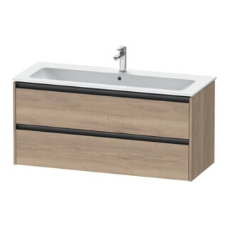 Duravit Waschtischunterschrank Ketho.2 121x48cm, Ei marm., 2 Schub., wandhängend