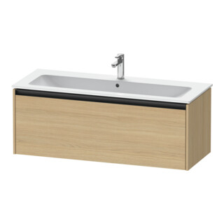 Duravit Waschtischunterschrank Ketho.2 121x48cm, Ei Nat, 1 Auszug, wandhängend