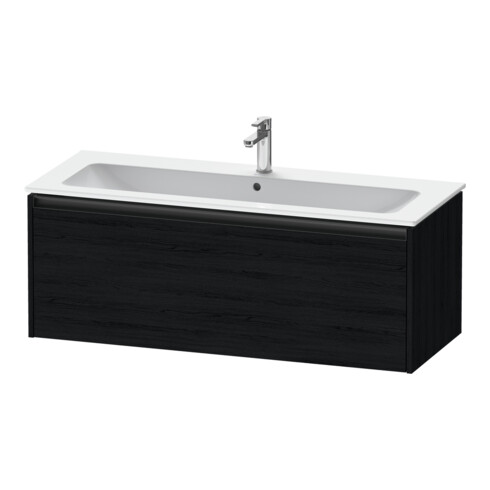 Duravit Waschtischunterschrank Ketho.2 121x48cm, Ei sw, 1 Auszug, wandhängend