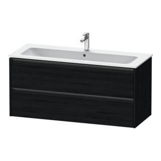 Duravit Waschtischunterschrank Ketho.2 121x48cm, Ei sw, 2 Schub., wandhängend