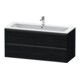 Duravit Waschtischunterschrank Ketho.2 121x48cm, Ei sw, 2 Schub., wandhängend-1