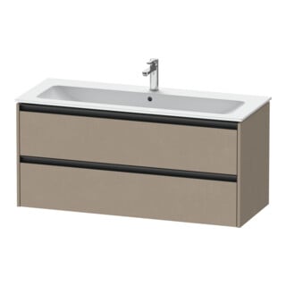 Duravit Waschtischunterschrank Ketho.2 121x48cm, lei, 2 Schub., wandhängend