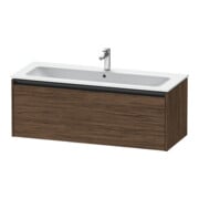 Duravit Waschtischunterschrank Ketho.2 121x48cm, Nussb dkl., 1 Ausz., wandhängend