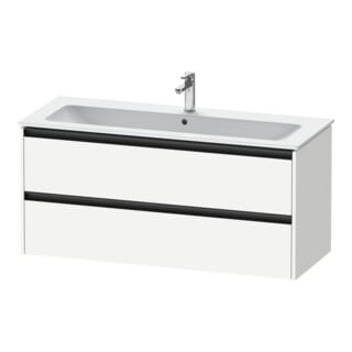 Duravit Waschtischunterschrank Ketho.2 121x48cm, we. ma, 2 Schub., wandhängend