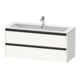 Duravit Waschtischunterschrank Ketho.2 121x48cm, we. matt, 2 Schub., wandhängend-1