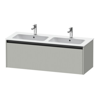 Duravit Waschtischunterschrank Ketho.2 128x48x44cm, 1 Ausz., wandhängend, betongr ma