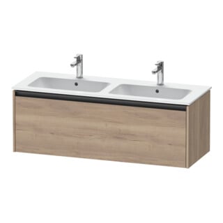 Duravit Waschtischunterschrank Ketho.2 128x48x44cm, 1 Ausz., wandhängend, Ei marm.