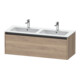 Duravit Waschtischunterschrank Ketho.2 128x48x44cm, 1 Ausz., wandhängend, Ei marm.-1
