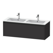 Duravit Waschtischunterschrank Ketho.2 128x48x44cm, 1 Ausz., wandhängend, graph matt