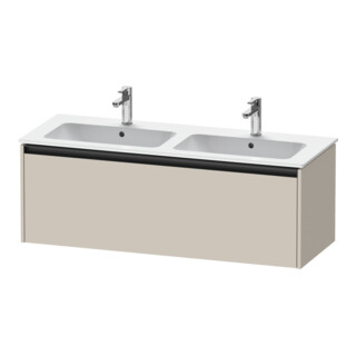 Duravit Waschtischunterschrank Ketho.2 128x48x44cm, 1 Ausz., wandhängend, taupe matt