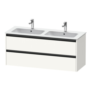 Duravit Waschtischunterschrank Ketho.2 128x48x55cm, 2 Schub., wandhängend, we. matt