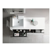Duravit Waschtischunterschrank Ketho.2 140x55cm, B li, we. matt, 2 Ausz., wandhängend-4