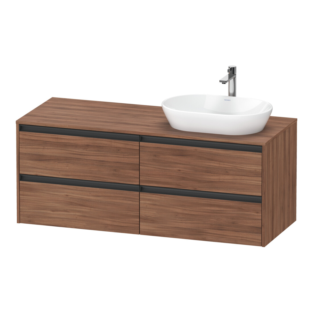 Duravit Waschtischunterschrank Ketho.2 140x55cm, B R, N Nat, 4 Schub., wandhängend