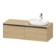 Duravit Waschtischunterschrank Ketho.2 140x55cm, B re, Ei Nat, 2 Ausz., wandhängend-1