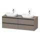 Duravit Waschtischunterschrank Ketho.2 160x55cm, B bs, bas. ma, 4 Schub., wandhängend-1