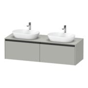 Duravit Waschtischunterschrank Ketho.2 160x55cm, B bs, bg ma, 2 Ausz., wandhängend