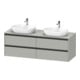 Duravit Waschtischunterschrank Ketho.2 160x55cm, B bs, bg ma, 4 Schub., wandhängend-1