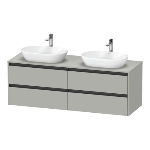 Duravit Waschtischunterschrank Ketho.2 160x55cm, B bs, bg ma, 4 Schub., wandhängend