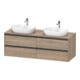 Duravit Waschtischunterschrank Ketho.2 160x55cm, B bs, E marm., 4 Schub., wandhängend-1