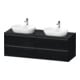 Duravit Waschtischunterschrank Ketho.2 160x55cm, B bs, Ei sw, 4 Schub., wandhängend-1