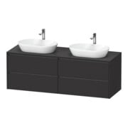 Duravit Waschtischunterschrank Ketho.2 160x55cm, B bs, gra m, 4 Schub., wandhängend