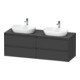Duravit Waschtischunterschrank Ketho.2 160x55cm, B bs, gra ma, 4 Schub., wandhängend-1