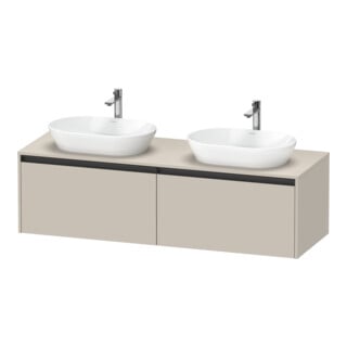 Duravit Waschtischunterschrank Ketho.2 160x55cm, B bs, Tau ma, 2 Ausz., wandhängend